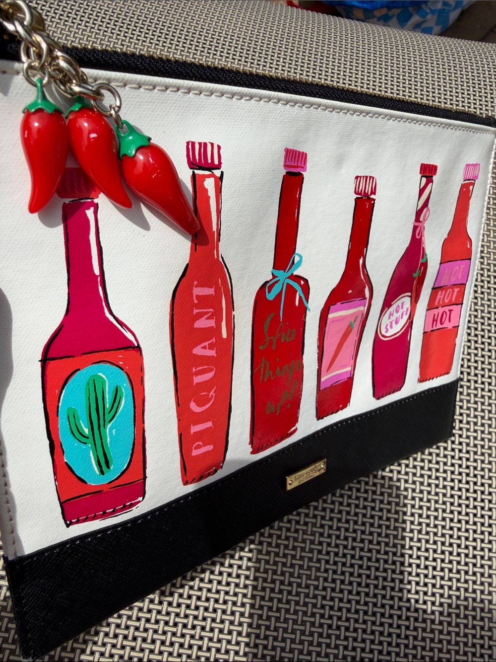 Kate Spade Hot Sauce Gia Wristlet [limited edition] - Picture 2 of 5